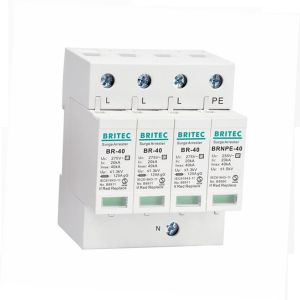 BR-40 Type 2 Surge Protector Device Lightning Arrester Thunder 3P+1