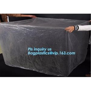 LDPE bag Large square bottom bag on roll pallet cover bag rubbish bag Garbage