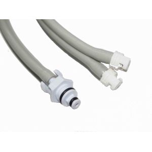 GE Ohmenda Datex Nibp Cuff Connectors 2 Grey Tube And Plastic Connectors