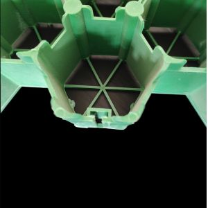 Villa Driveway Grid Stabilizing HDPE Plastic Hexagonal Grass Eco Grid Paver