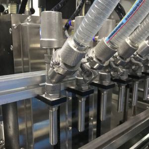 Pneumatic Automatic Filling Machine For Hand Sanitizer Gel Shampoo Cosmetic