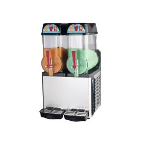 China Double Tank Commercial Smoothie Machine 12L Ice Margarita Slush Dispenser for Business on sale