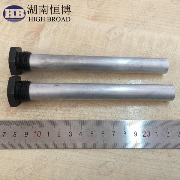 Diameter 19mm Extruded Magnesium Anode Solid Flexible Rod For Plumbing Heating