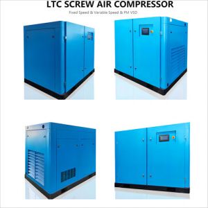 8bar Air System Screw Type Refrigeration Compressor Air Cooling 100 Hp Air