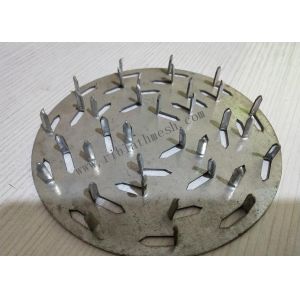 China 13.5mm Length Of Spikes Galvanized Anti Split Plates 5 Diameter on sale