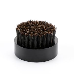 Customized Boar Bristle Beard Brush Round Men Moustache Brush Durable