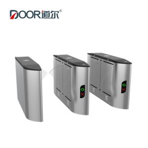 IC/ID Card Reader Flap Barrier Gate Turnstile RS485 With Led Lights