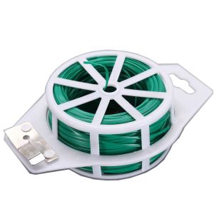 Cheap 50m 100m 2mm Garden Wire Twist Tie With Cutter for sale