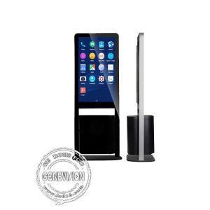 49 Inch Indoor Trash Bin Advertising Kiosk Lcd Screen With Free Managing