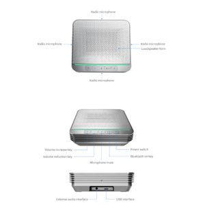 USB2.0 Bluetooth Video Conference Omnidirectional Microphone Echo Elimination