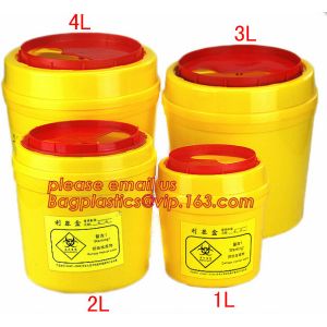 1.0L small biohazard sharps Container, bin for surgical waste with lower price,