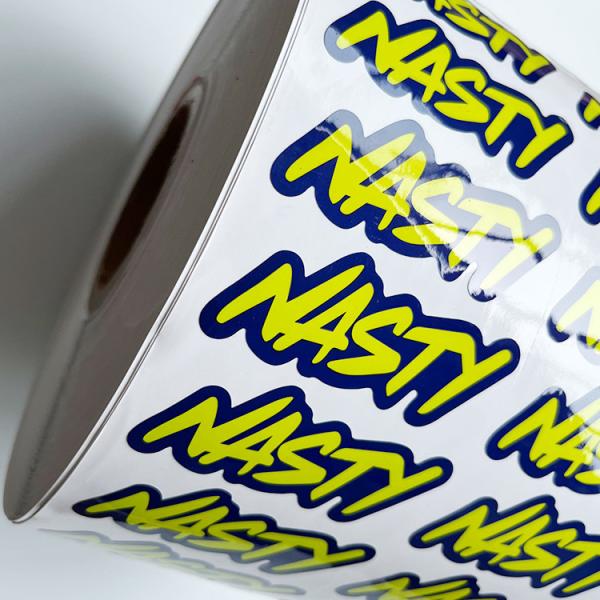 Shiny Die Cutting Sticker , Self Adhesive Waterproof Vinyl Die Cut Sticker Sheet