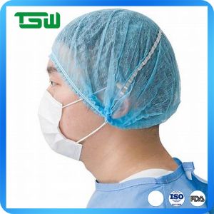 Disposable PP Non Woven Mob Cap With Single Elastic