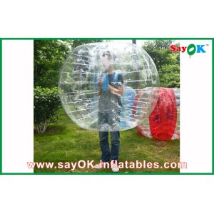 Inflatable Interactive Games Inflatable Bumper Bubble Ball Zorbing 0.8mmPVC /