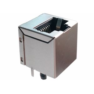 Cheap HFJV1-2439 Vertical RJ45 10 / 100BASE-TX FastJacks Integrated Ethernet Connector for sale