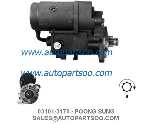 03101-3010 03101-3011 - POONG SUNG Starter Motor 12V 2KW 13T MOTORES DE ARRANQUE