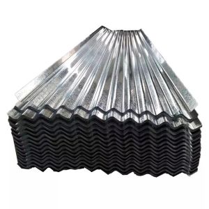 0.15mm-3mm Silver Finish Corrugated Galvanized Steel Sheet for Roof Length as
