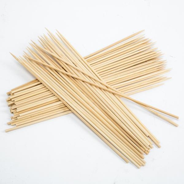 Quality Wholesale Sharp Bamboo Skewers Disposable Sticks for BBQ Hot-pot Outdoor Camping Barbecue Accessories wholesale