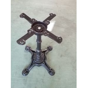 Buy cheap Modern Style Restaurant Black Metal Table Base Powder Coat Finish 710mm Height from wholesalers