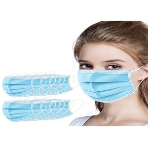 Cheap Medical Dispsoable Face Mask 3 Ply Non Woven Face Mask Anti Haze Dust Proof for sale
