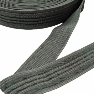 Striped Polyester Elastic Fashion Custom Good Quality Woven Stretch Webbing for