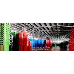 120l Plastic trash can plastic waste container plastic industrial bin, 1100L