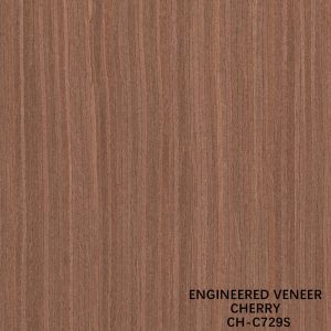 Cherry Wood Veneer Fancy Panels Straight Grain 0.18-0.6mm Thickness Customized