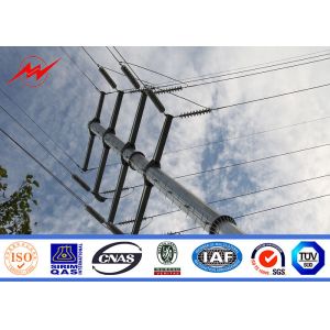 China 35 ft 3 mm NEA Galvanized Electrical Power Pole For Electrical Fitting Line on sale