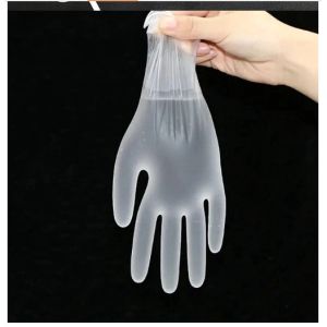 Powder Free Disposable Vinyl Gloves , Disposable PVC Gloves With Smooth Touch