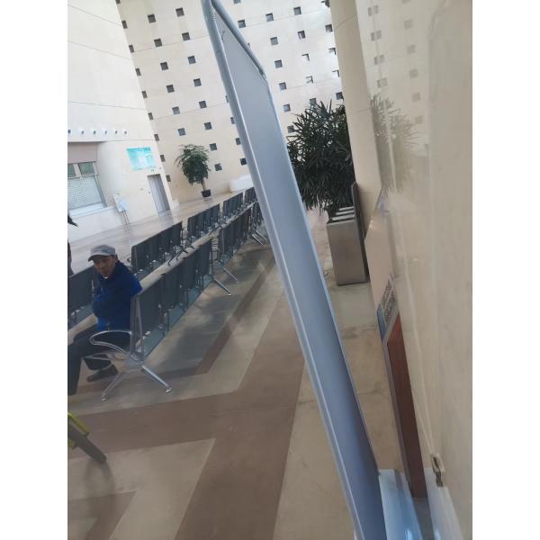 Quality Satin Grey Back Composite Pet Adhesive Film For Pop Up Banner Stand Display wholesale