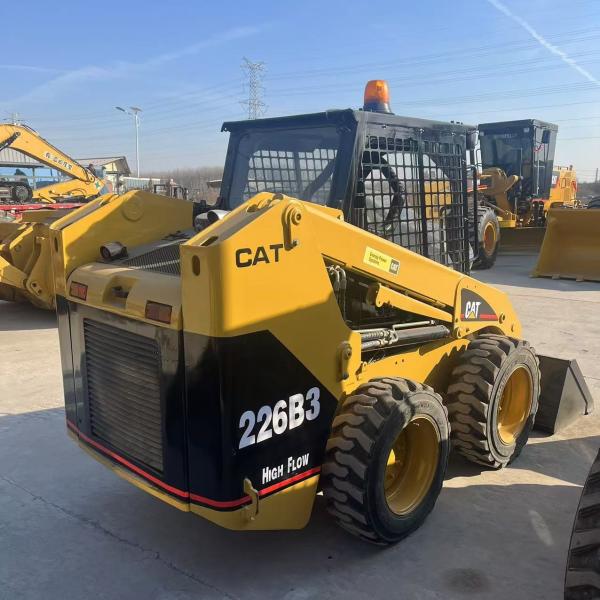 New Arrive Used CAT 226B3 44.7Kw Wheels Skid Steer Loader For Construction
