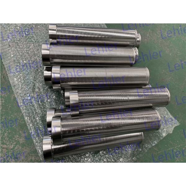 500 Micron Wedge Wire Screen Filter , Stainless Steel Wedge Wire Sieve Filter