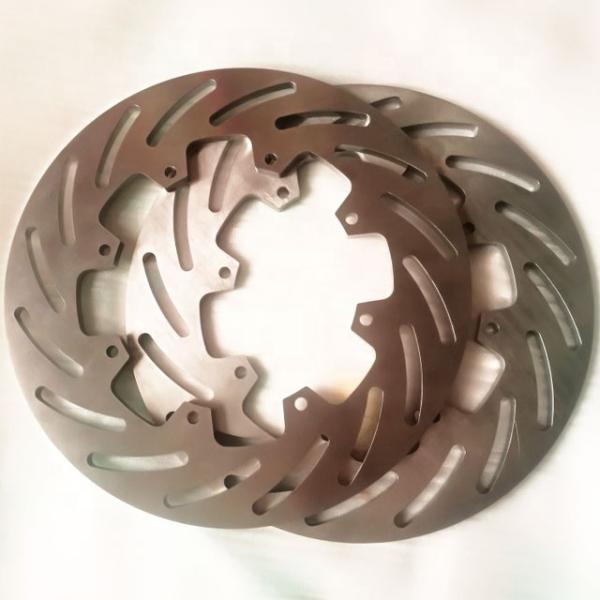 Quality 12 x .360 8 x 7" Bolt Circle Universal Sprint Car Titanium Inboard Brake Rotor Universal Fitment with Titanium Finish wholesale