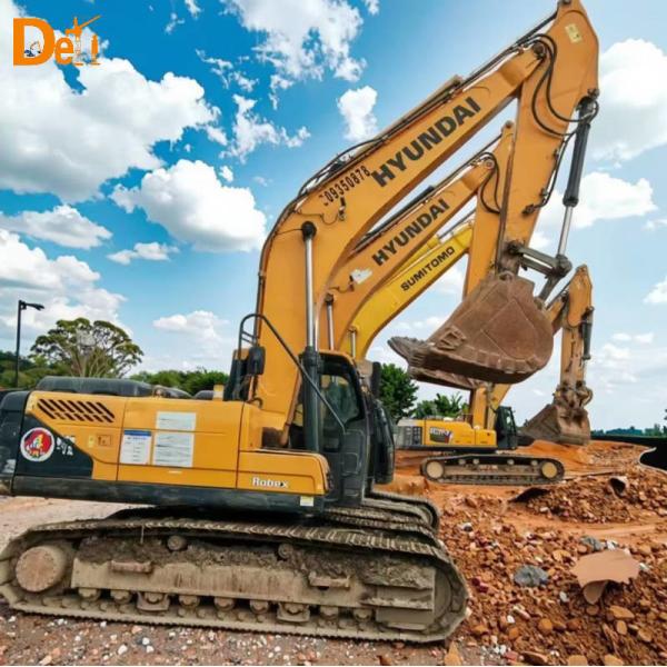 Quality 2022 Year Used Hyundai 485 Excavator Second Hand Construction Digging Machine Crawler Type wholesale