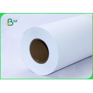 China 80gsm CAD Plotter Paper For Architecture 24inch X 150ft Roll With 2inch Core on sale