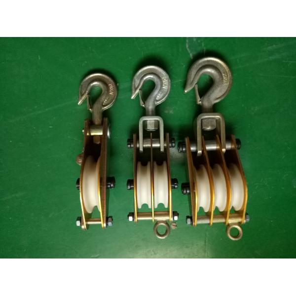 Aluminum Alloy Plated With Nylon Sheave Hoist Pulley Block and Tackle