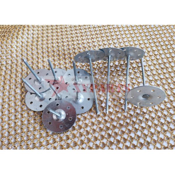 Galvanized Steel Perforated Insulation Support Nails To Attached Wood Fiber
