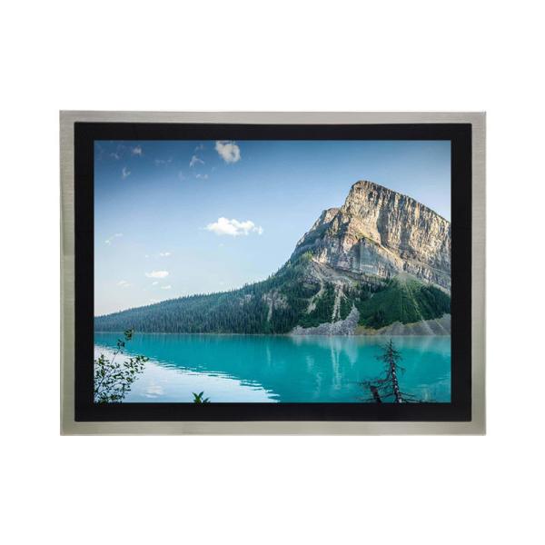 Rugged Stainless Steel Monitor With Full IP67 Waterproof And Wide Temperature