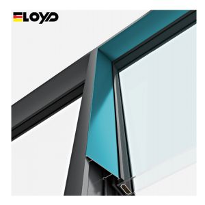 Scandinavian Design Style Aluminum Casement Window Replacement With Double