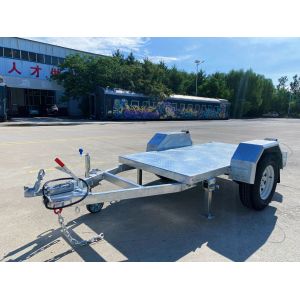 1 axes Hot Dip Galvanized Trailer OEM Trailer For Generator , Outdoor Work