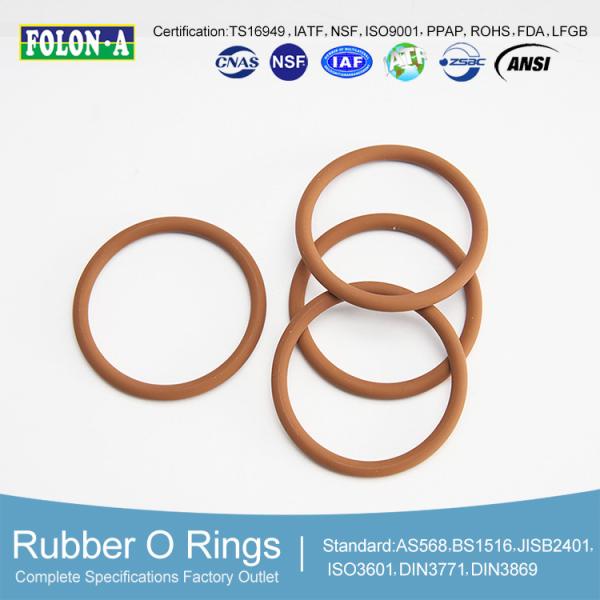 Quality Premium UV Resistant High Temp O Rings / Fkm O Ring Cord With Excellent Chemical Resistance wholesale