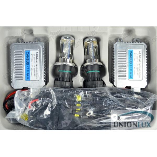 6000K Canbus Hid Xenon Light Bulbs Kit , Slim Ballast 55w Hid Kits 9-16v