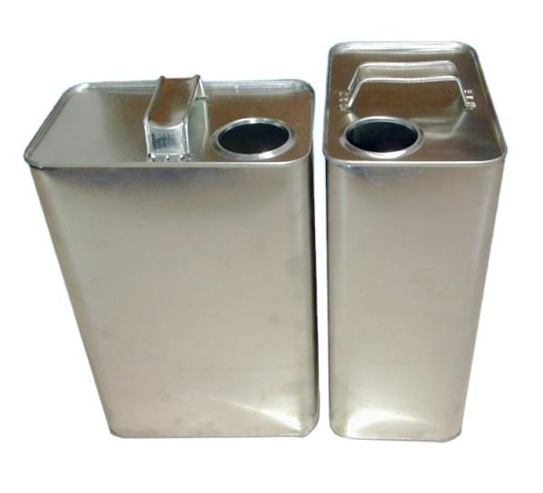 Quality 3L Automotive Paint Cans 0.22mm Large Rectangular Tin Containers wholesale