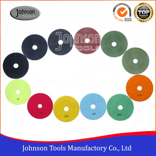 Quality High Sharpness Diamond Stone Polishing Pads , Marble Polishing Pad 5 '' wholesale