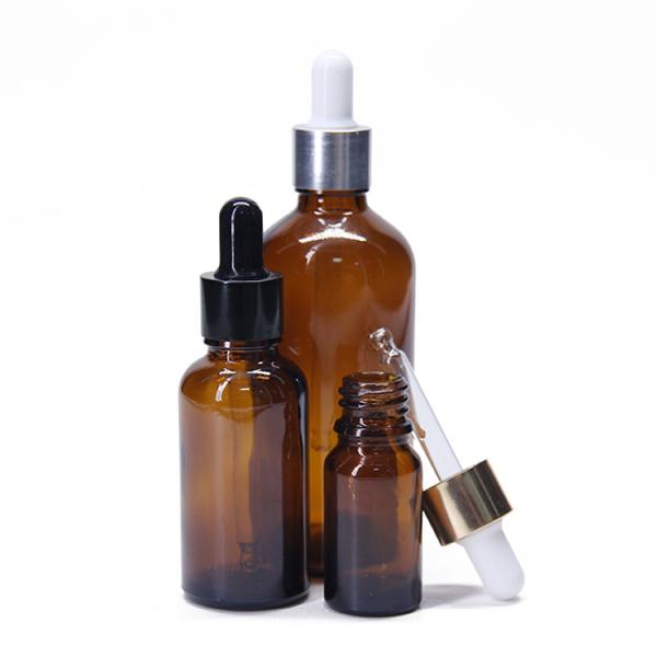 15ml 30ml Amber Essential Oil Dropper Brown Glass Bottles With Measurement