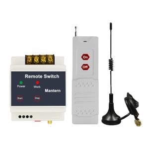 RF Wireless Pump Teleswitch Remote Control Switch With Antenna For Farm