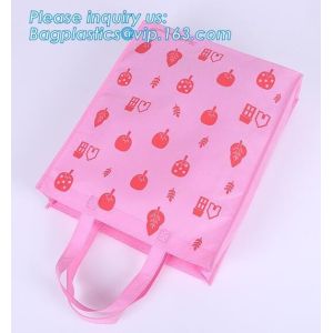 Wholesale Cheap Price Custom Printed Eco Friendly Tote Grocery Shopping Fabric PP Laminated Recyclable Non Woven Bag