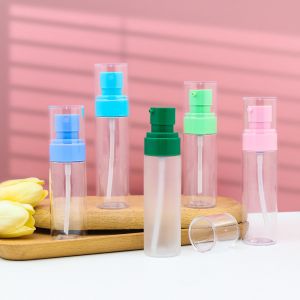 Unique Nozzles PET Plastic Spray Bottle Diameter 36mm Screen Printing