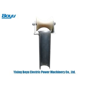 80mm Transmission Line Stringing Tools Electrical Steel Cable Roller