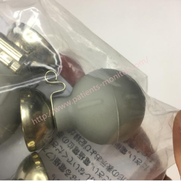 Suction Ball ECG Machine Parts 6144-011825 H041A NIHON KOHDEN Chest Electrode Silicon Rubber 1 Set 6 Pcs